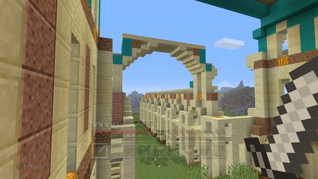 木造橋を架ける 村と宮殿を繋ぐ マイクラps4で宮殿とか造る